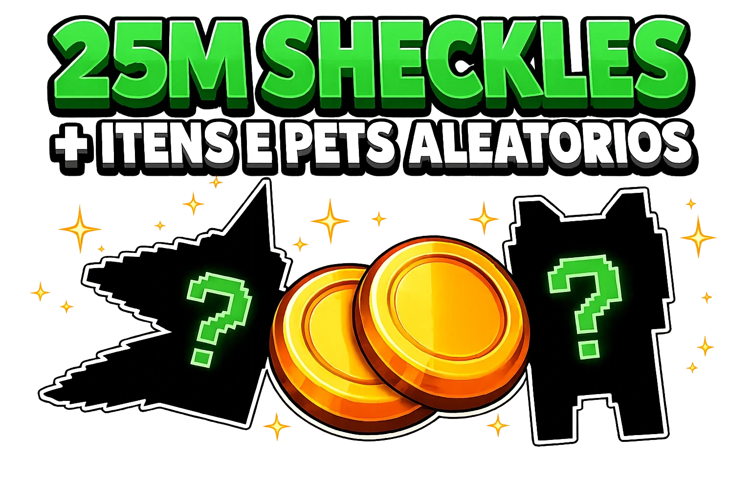🪙25M SHECKLES + ITENS E PETS ALEATORIOS🪙